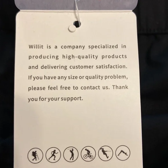 WILLIT Shorts size XXL color black brand new with tag inseam 3” - Picture 8 of 13